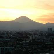 店内から見える富士山は圧巻！！