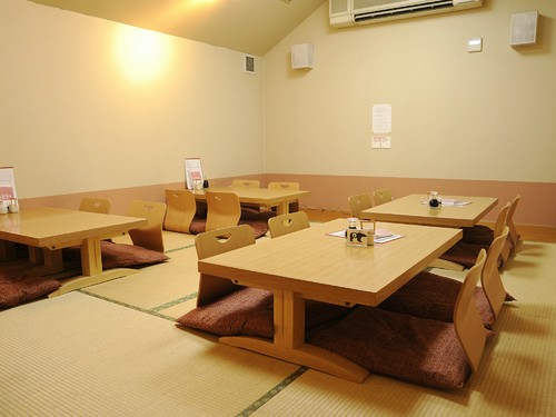 2階、小上がり（座敷席）です。　