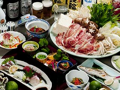 人気の郷土料理店でご宴会！飲み放題付コースも5000円〜