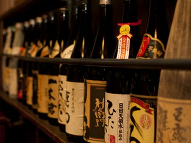 約100種類の焼酎を揃えております！