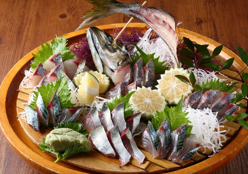 関あじの一本造り/関さばの一本造り