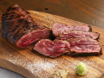 豪快！ハラミの1枚焼き