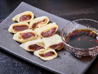 食後のお楽しみに『あんこ巻き』