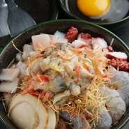 （生あさり・ホタテ・エビ・イカ・タコ・玉子）築地高級小物屋「善金」　生あさり使用