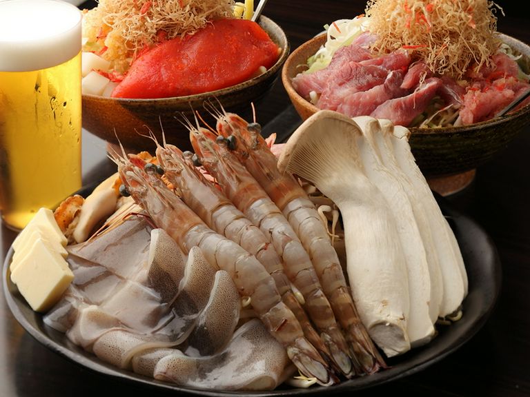 鮮度抜群の食材と、だしに拘ったワンランク上のもんじゃをどうぞ