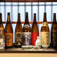 人気の銘柄の焼酎も多数ございます！