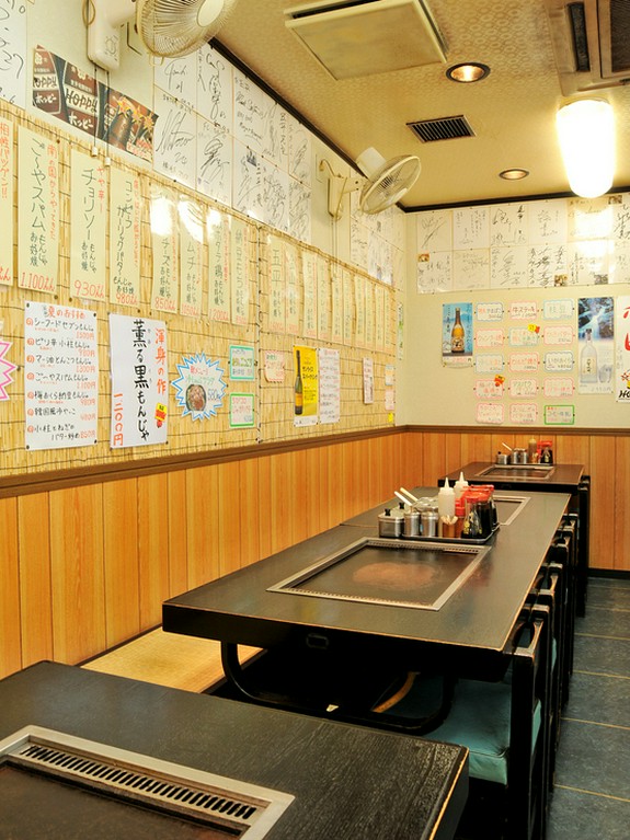 店長こだわりの創作もんじゃはどれも自信作