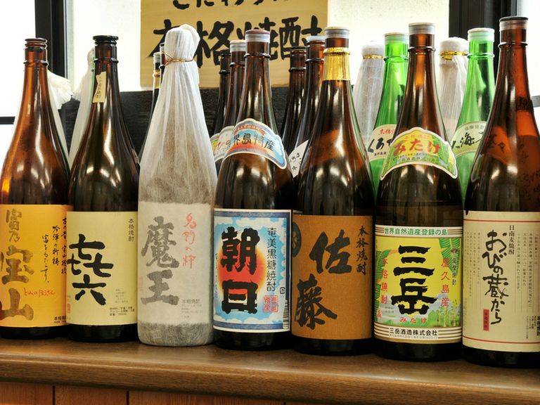 こだわり本格焼酎はどれも店長のお気に入り!