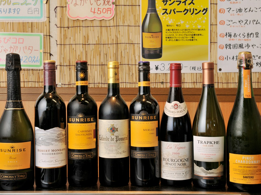 WINEもリーズナブルなのに、本当に旨いものだけを厳選！
