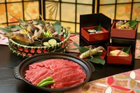 郷土料理会席　各種／コースページをご覧下さい。

「乗鞍」￥6050　・「御岳] ￥7150
※現在、感染防止対策のため全て個別配膳になっております。