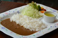 カレーのトッピングにおすすめ！
御飯大盛り　　　・・・　+165円
トンカツ（１枚）・・・　+396円
から揚げ（３個）・・・　+396円
エビフライ（１尾）・・　+264円