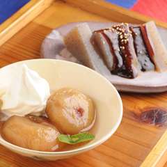 いっぷく処では、安城名物いちじくを使ったメニューもご用意。