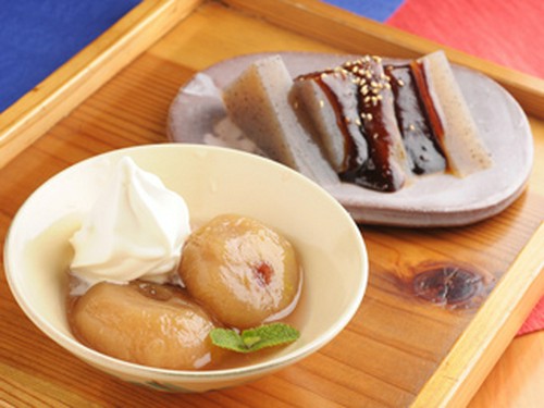 いっぷく処では、安城名物いちじくを使ったメニューもご用意。