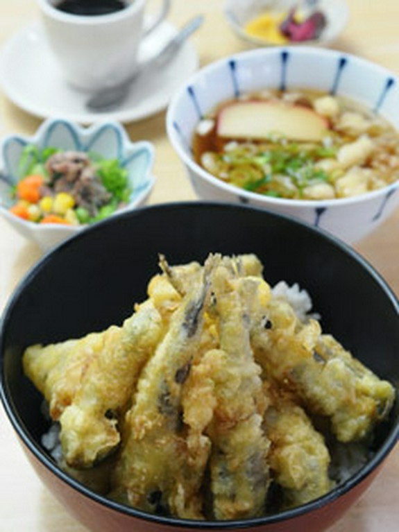 目ひかり丼定食（小うどん付）