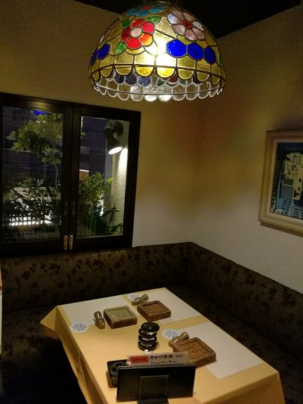 落ち着きのある店内