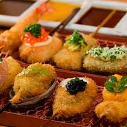 お客様がお好きなところで料理をストップしていただけるコースです。
お客様の召し上がるペースに合わせてご用意いたします。
お嫌いな食材があればご遠慮なくお申し付けください。
お野菜は165円でお代り頂けます。