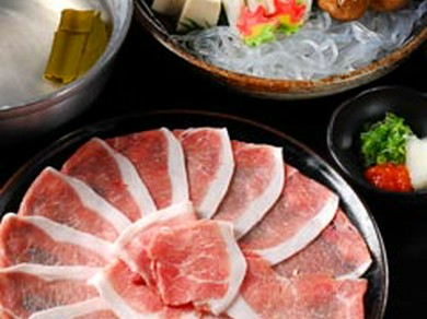 【名物】　かごしま黒豚しゃぶしゃぶ鍋