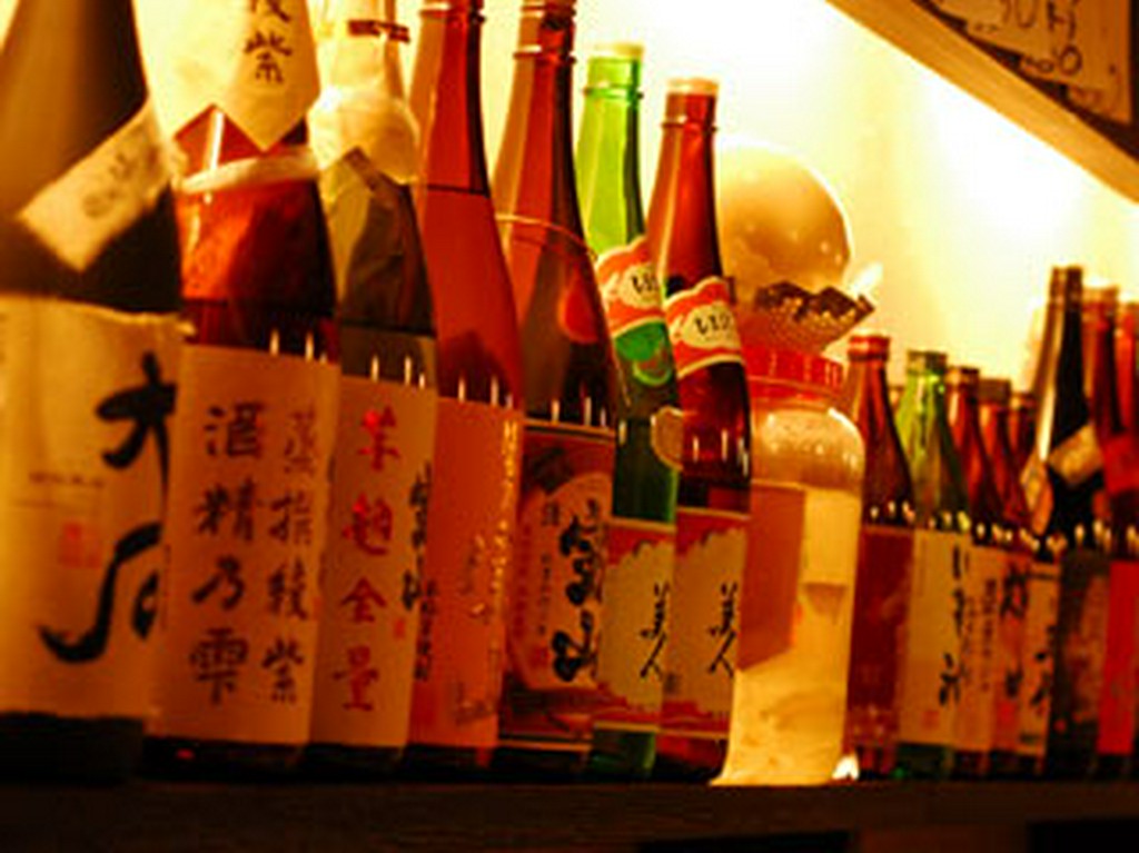 地酒/焼酎充実。地酒や鹿児島のお酒が充実です