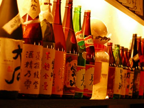 地酒/焼酎充実。地酒や鹿児島のお酒が充実です