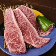 あっさりヘルシー女性のお客様、ご高齢のお客様に、大好評！！
赤身でも、柔らかくて、美味しい希少部位です！是非、お試し下さい。