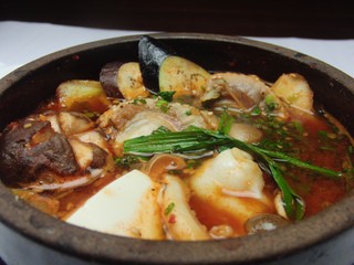 今月のオススメ！海鮮単品チゲです。あったまりますよ！