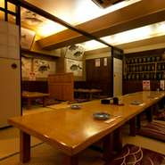 座敷は最大38名まで収容可能です。ふわふわ鍋が付いたコースは4000円～ご用意しています。大人数の宴会の場合は、早めにご予約下さい。