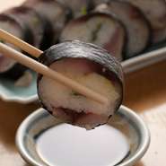 鯖のおいしさを十分に 引き出した逸品