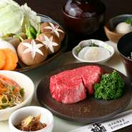 ステーキセット（ヘレ）　4000円～