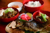 岩魚から揚げ定食