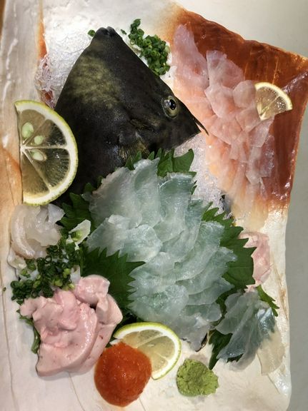 12月9日　本カワハギ入荷。