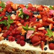 記念日は、お祝いプレートのサービスもあります！