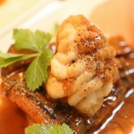 鰻の赤ワイン煮込みと鱈白子を寒い冬にどうぞ。