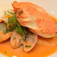 インスピレーションを大切にした独創的なイタリア料理