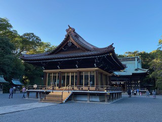 三島好き 三島大社 舞殿修復完了!!