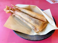 国産豚ひき肉と春雨を巻いてます
ビールのお供に！　