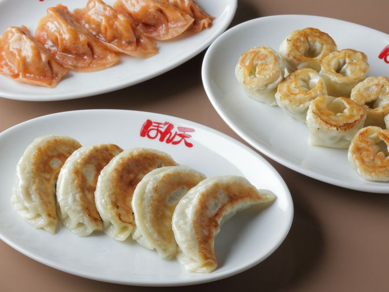 手作り彩り餃子 「にんにく餃子/王冠一口/しそ」 全三種