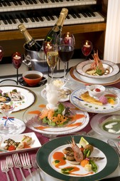 【お洒落なライトコース】気軽にデートや仲間との会食や宴会を楽しめるコースです。7皿(￥4500税別)