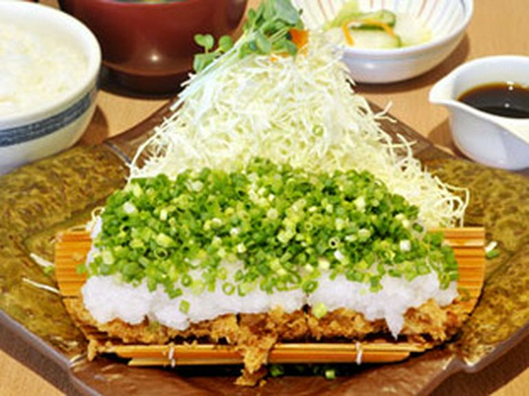 ねぎおろしロースカツ定食