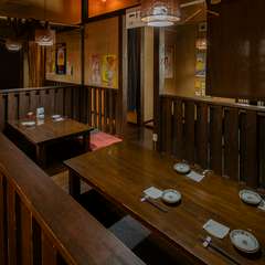 個室感のある県外の方にも、人気の掘りごたつ席です。