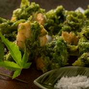 青さ海苔白身魚天婦羅 1300円