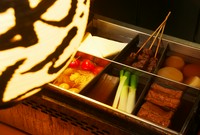土佐備長炭での炭火焼き