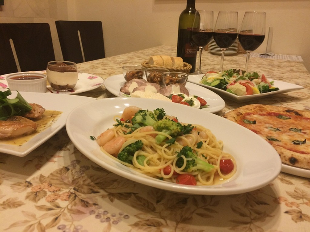 イタリアンで歓迎会　飲み放題付プランがお得です！