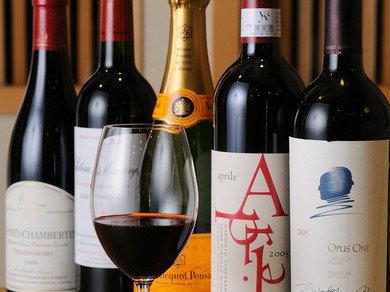 日本酒に合うワインも用意しています