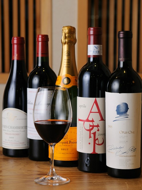 ワインにこだわっている