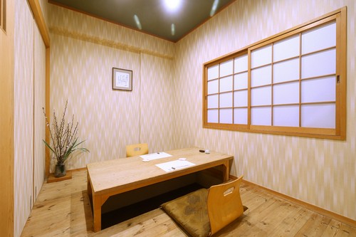 少人数でも個室のご利用が出来ます。