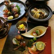 京料理をベースにした本格日本料理をどうぞ。