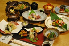 豊後牛などブランド牛付きのコースです