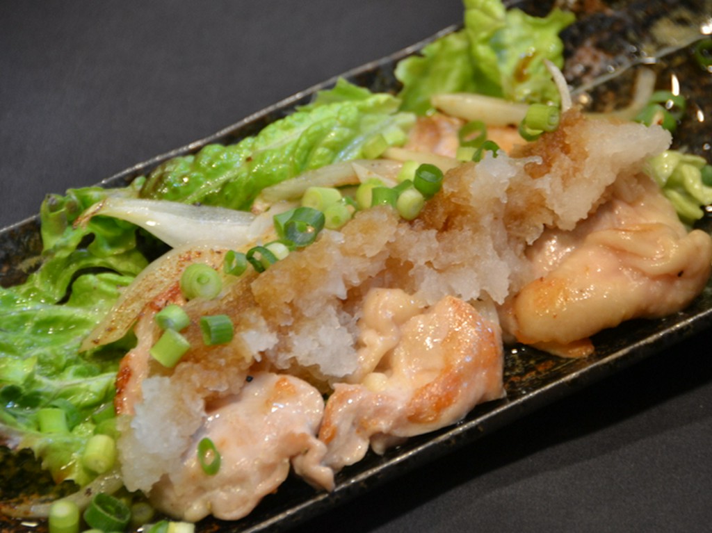 鶏ハラミぽん酢