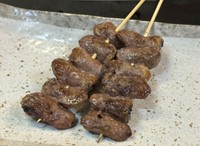 鶏の心臓。プリッとした食感がたまりません。