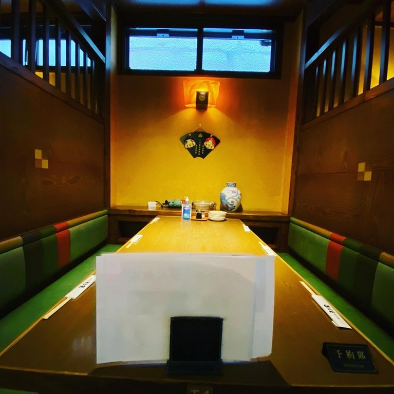 個室感覚でご利用できる人気のテーブル！